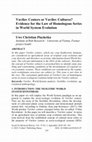 Research paper thumbnail of Vavilov Centers or Vavilov Cultures? Evidence for the Law of Homologous Series in World System Evolution