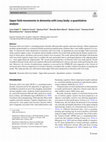 Research paper thumbnail of Upper limb movements in dementia with Lewy body: a quantitative analysis