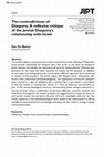 Research paper thumbnail of The contradictions of Diaspora: A reflexive critique of the Jewish Diaspora’s relationship with Israel