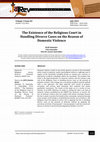 Research paper thumbnail of The Existence of the Religious Court in Handling Divorce Cases on the Reason of Domestic Violence