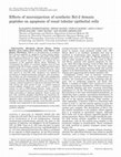 Research paper thumbnail of Effects of microinjection of synthetic Bcl-2 domain peptides on apoptosis of renal tubular epithelial cells