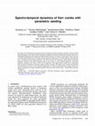 Research paper thumbnail of Spectro-temporal dynamics of Kerr combs with parametric seeding