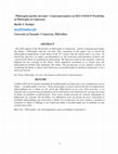 Research paper thumbnail of 'Philosophy and the city-state', Contextual analysis of 2022 UNESCO World Day of Philosophy in Cameroon