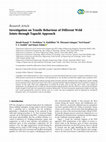 Research paper thumbnail of Investigation on Tensile Behaviour of Different Weld Joints through Taguchi Approach