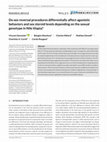 Research paper thumbnail of Do sex reversal procedures differentially affect agonistic behaviors and sex steroid levels depending on the sexual genotype in Nile tilapia?