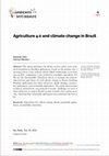 Research paper thumbnail of Agriculture 4.0 and climate change in Brazil