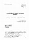 Research paper thumbnail of Traducción de "Conceptions psychologiques et résultats pratiques" de Stéphane Madelrieux.