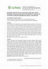 Research paper thumbnail of Konsep Tabungan Dalam Fatwa DSN Mui: Studi Penerepan Akad Wadi’Ah Pada Produk Tabungan DI Bank Syariah Mandiri Balaraja Tangerang