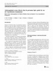 Research paper thumbnail of Anticoagulants oraux directs chez la personne âgée, point de vue de l’anesthésiste-réanimateur