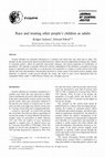 Research paper thumbnail of Race and treating other people's children as adults