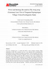 Research paper thumbnail of Power and Ideology Revealed in The Awig-awig (Customary Law) Text of Tenganan Pegringsingan Village: Critical Ecolinguistic Study