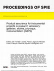 Research paper thumbnail of Product assurance for instrumental projects in research laboratory: galaxies, etoiles, physique, instrumentation (GEPI)