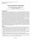 Research paper thumbnail of In Silico Characterization of Nanomaterials