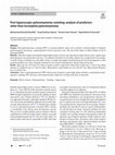 Research paper thumbnail of Post-laparoscopic pyloromyotomy vomiting: analysis of predictors other than incomplete pyloromyotomy