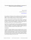 Research paper thumbnail of El movimiento indígena anterior a la reforma constitucional y su organización en el Programa de Participación de Pueblos Indígenas