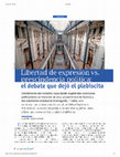 Research paper thumbnail of Libertad de expresión vs. prescindencia política: el debate que dejó el plebiscito