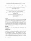 Research paper thumbnail of Structural Validation of Software Product Line Variants: A Graph Transformations Based Approach