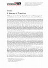 Research paper thumbnail of A Journey of Transition