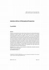 Research paper thumbnail of Identity in Africa: A Philosophical Perspective