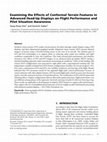 Research paper thumbnail of Assessing the effects of conformal terrain features in advanced head-up displays on pilot performance