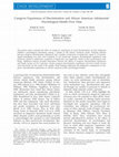 Research paper thumbnail of Caregiver Experiences of Discrimination and African American Adolescents’ Psychological Health Over Time