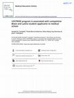 Research paper thumbnail of USSTRIDE program is associated with competitive Black and Latino student applicants to medical school