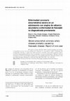 Research paper thumbnail of Enfermedad coronaria aneurismática severa en un adolescente con angina de esfuerzo secundaria a enfermedad de Kawasaki no diagnosticada previamente