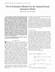 Research paper thumbnail of Novel Estimation Method for the Superpositional Intonation Model