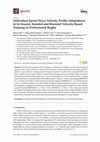 Research paper thumbnail of Individual Sprint Force-Velocity Profile Adaptations to In-Season Assisted and Resisted Velocity-Based Training in Professional Rugby