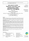 Research paper thumbnail of Software warranty cost optimization under imperfect debugging