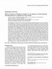 Research paper thumbnail of Effect of ancestry on behavioral variation in two species of howler monkeys (Alouatta pigraandA. palliata) and their hybrids