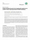 Research paper thumbnail of Design of Multiple Dependent State Sampling Plan Application for COVID-19 Data Using Exponentiated Weibull Distribution