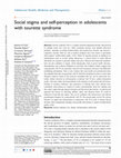 Research paper thumbnail of Social stigma and self-perception in adolescents with tourette syndrome