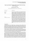 Research paper thumbnail of Improving Students’ Reading Skill Through Think-Pair-Share (TPS) Technique