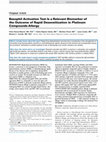 Research paper thumbnail of Basophil Activation Test is a Relevant Biomarker of the Outcome of Rapid Desensitization in Platinum Compounds-Allergy