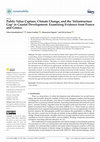 Research paper thumbnail of Public Value Capture, Climate Change, and the ‘Infrastructure Gap’ in Coastal Development: Examining Evidence from France and Greece