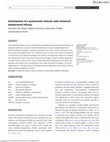 Research paper thumbnail of Development of a quaternized chitosan with enhanced antibacterial efficacy