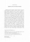 Research paper thumbnail of Argumentos sobre una naturaleza antrópica