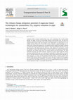 Research paper thumbnail of The climate change mitigation potential of sugarcane based technologies for automobiles; CO2 negative emissions in sight