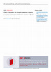 Research paper thumbnail of Effect of bio-silica on drought tolerance in plants