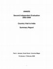 Research paper thumbnail of Country Visit to India Summary Report