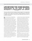 Research paper thumbnail of Life beyond zone boards: Understanding the new reality of regional development in Newfoundland and Labrador