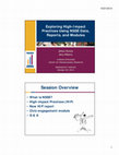 Research paper thumbnail of Exploring high-impact practices using NSSE data, reports, and modules