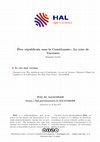 Research paper thumbnail of Être républicain sous la Constituante : La crise de Varennes