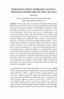 Research paper thumbnail of Perubahan Sosial Berbasis Tasawuf: Studi Kasus Fethullah Gülen Dan Gülen Movement