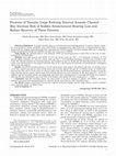 Research paper thumbnail of Presence of vascular loops entering internal acoustic channel may increase risk of Sudden sensorineural hearing loss and reduce recovery of these patients