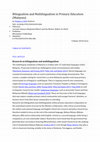 Research paper thumbnail of Bilingualism and Multilingualism in Primary Education (Malaysia)