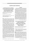 Research paper thumbnail of Does Continuous Insulin Therapy Reduce Postoperative Supraventricular Tachycardia Incidence After Coronary Artery Bypass Operations in Diabetic Patients?