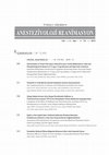 Research paper thumbnail of Düşük Ejeksiyon Fraksiyonu Olan Yaşlı Hastada Mini Doz Hipobarik Levobupivakainle Unilateral Spinal Anestezi