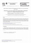 Research paper thumbnail of Practical Use of Review Question and Content Object as Advanced Organizer for Computer Programming Lessons